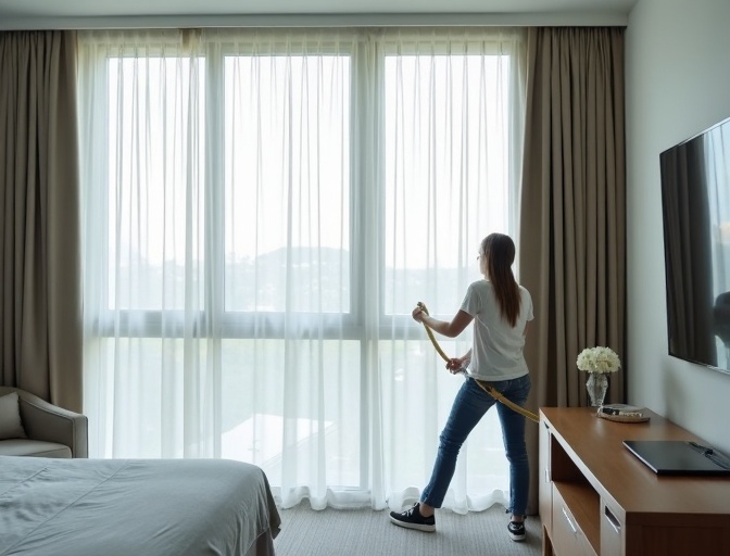 Eagle Farm Sheer Curtain Cleaning